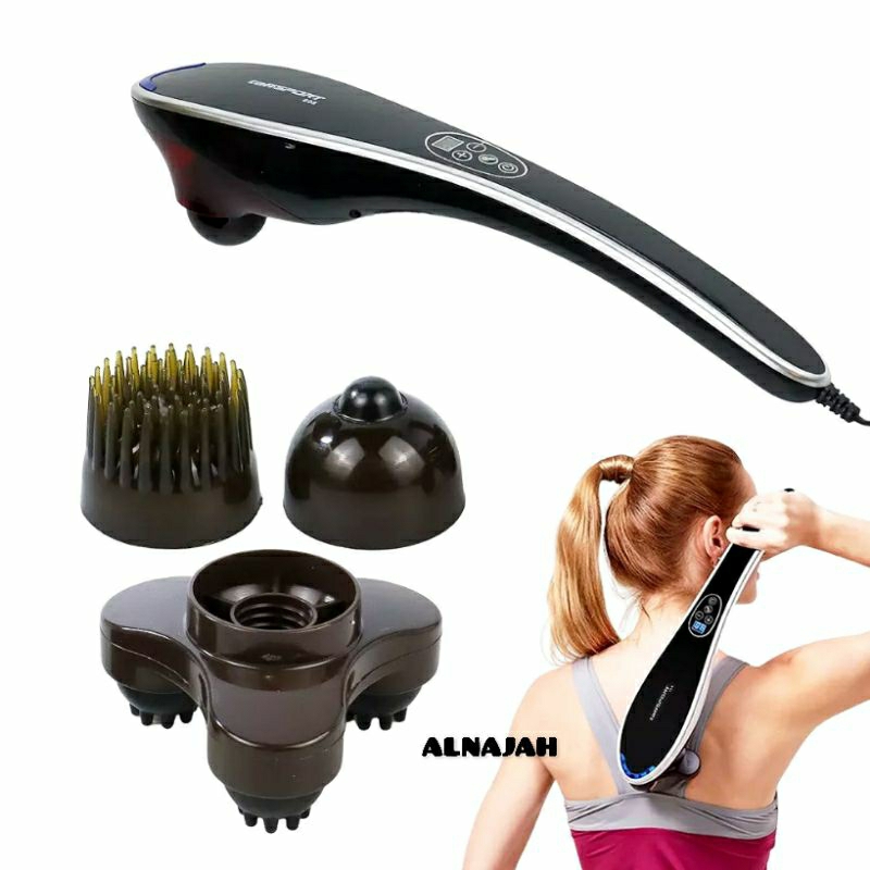 (ORIGINAL) Alat Pijat Elektrik Pundak Punggung Shiatsu Infrared Massager TAFFSPORT