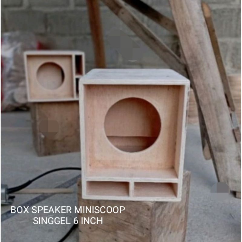 box speaker mini scoop 6inch singgel mentahan