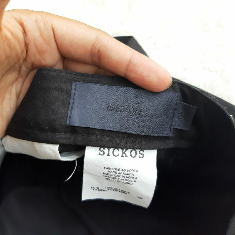 SICKOS HIGH PANTS CELANA PANJANG HITAM