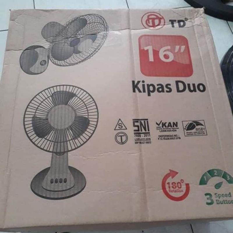 Kipas Dinding Td/Wall Fan Td 16in/Kipas Angin/Kipas