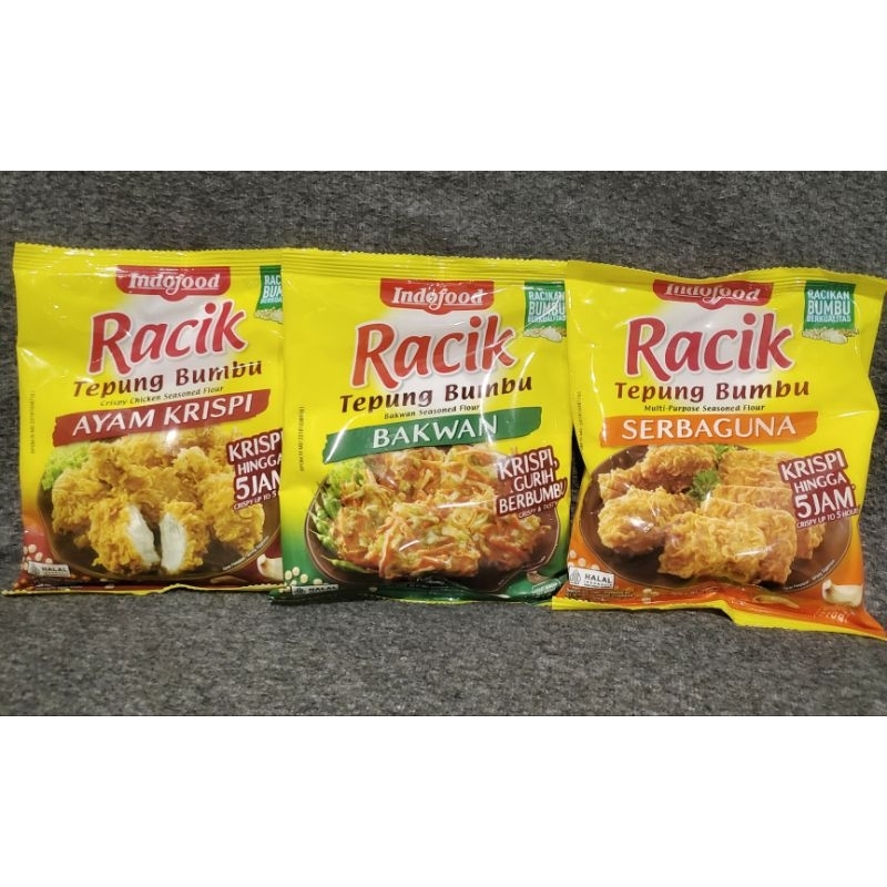 

Tepung Serbaguna / Tepung Ayam Krispi / Tepung Bakwan Racik 210g