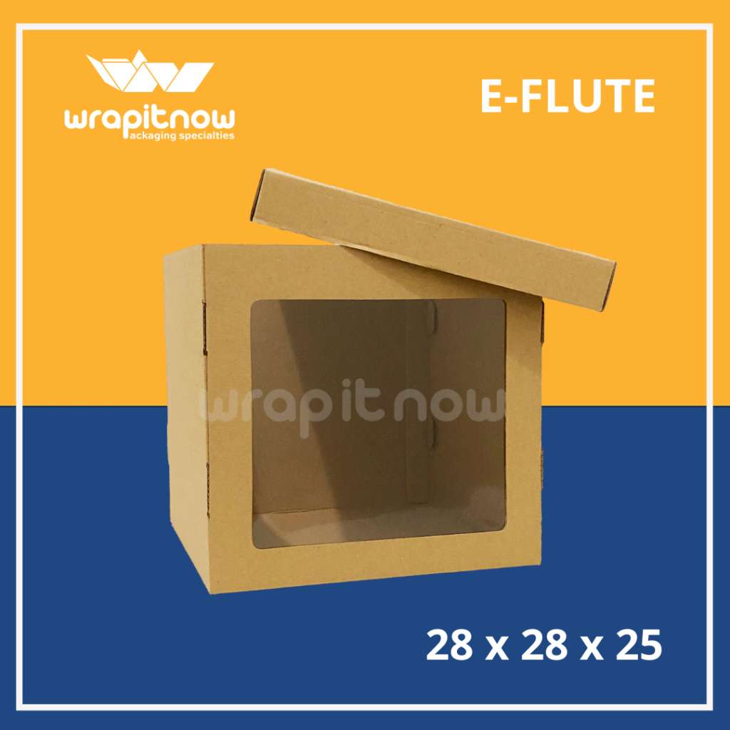 

Kardus Eflute 28x28x25 Box Tart Cake Premium Hampers Pudding Kue Tart Anak Hiasan Kue Tart Cake Box