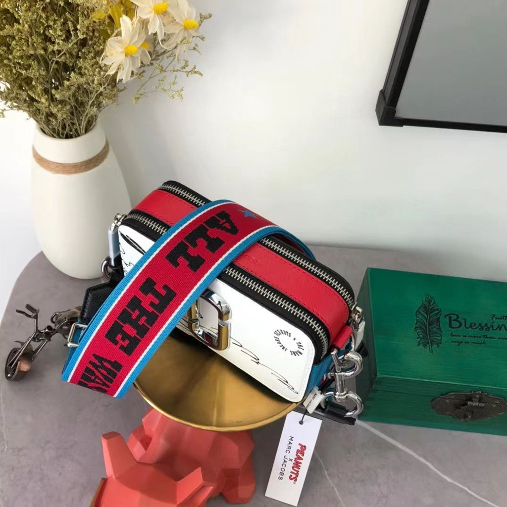 TAS WANITA THE 101 WHITE MULTI TAS SELEMPANG CROSSBODY SHOULDER BAG / TAS KULIT WANITA / CAMERA BAG