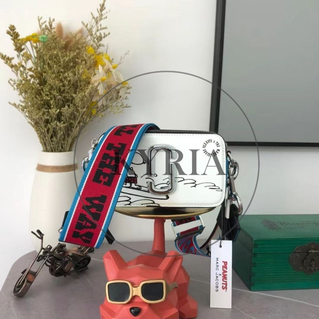 TAS WANITA THE 101 WHITE MULTI TAS SELEMPANG CROSSBODY SHOULDER BAG / TAS KULIT WANITA / CAMERA BAG