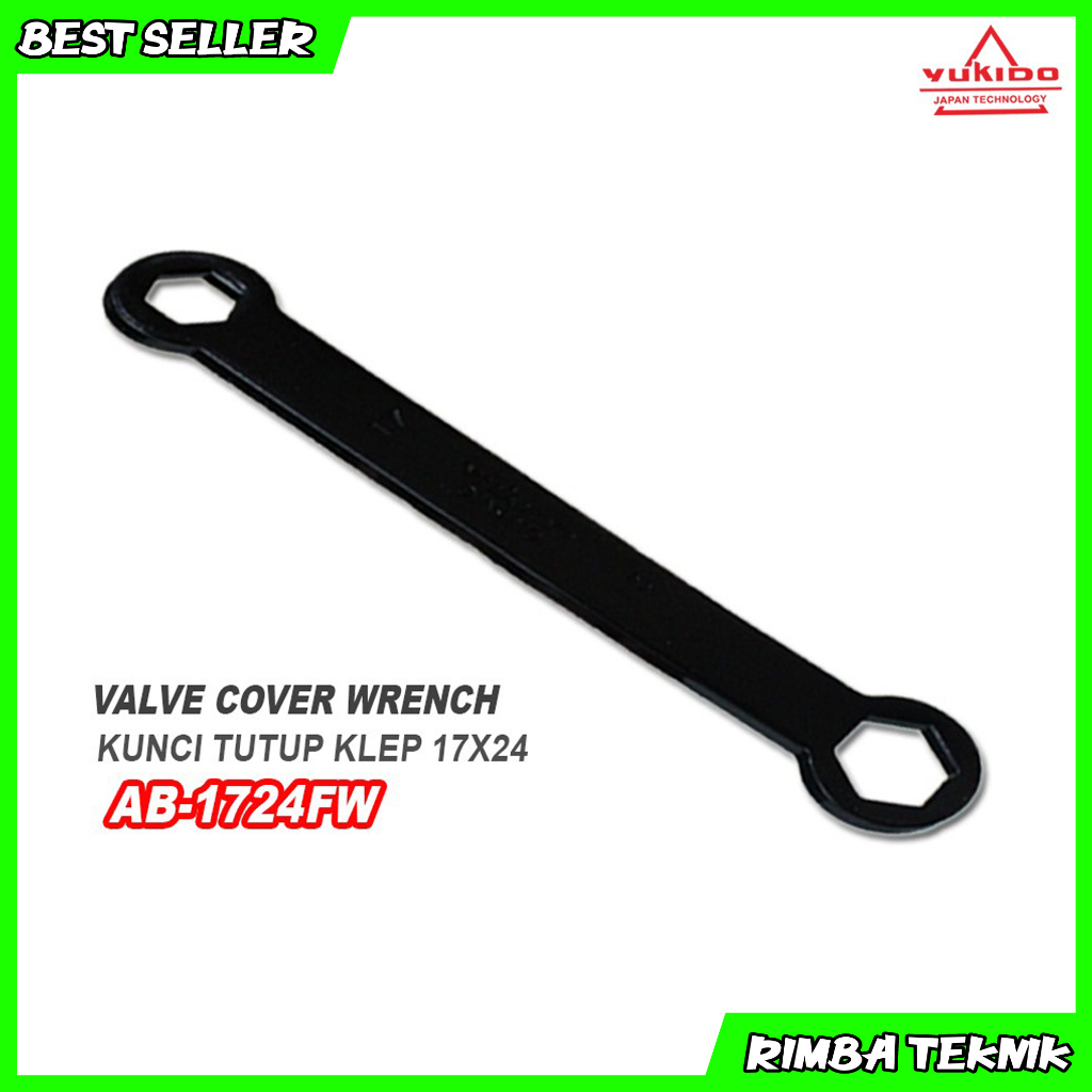 Kunci buka tutup klep 17x24 kunci pully cvt sepeda motor matic 17 X 24 valve cover wrench murah