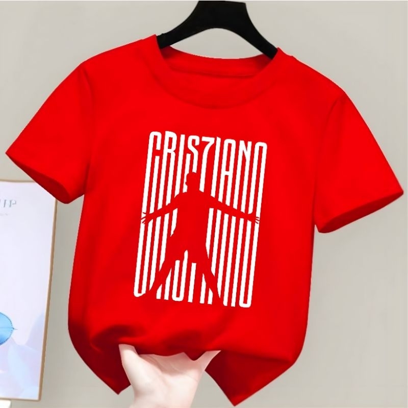 Kaos Anak Cristiano 7 besar Baju Anak Laki Laki Atasan Anak Kaos Distro Anak Baju Oblong Anak Kaos Bola Anak Cowok