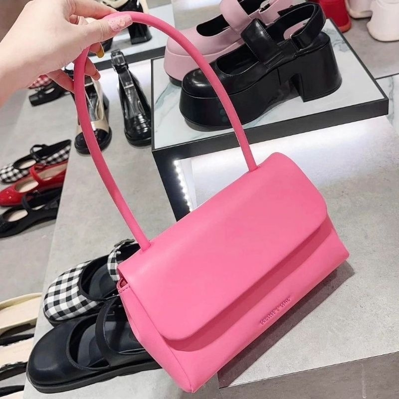 CK Curved Handle Shoulder Bag