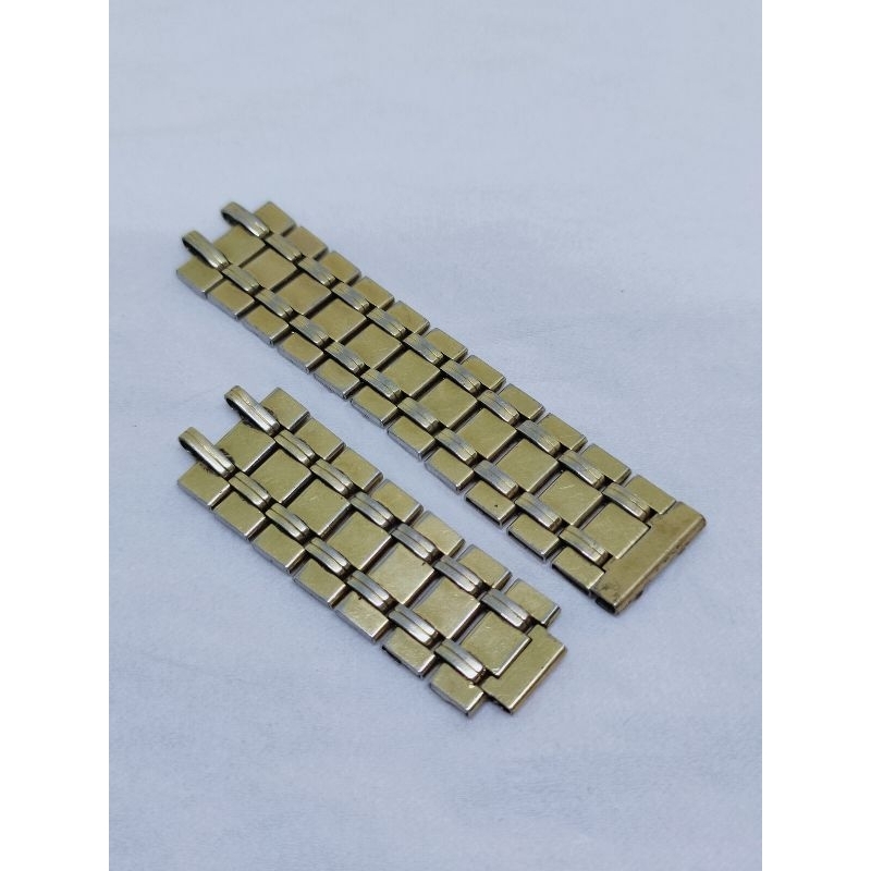 Rantai jam tangan antik seiko japan ori extra link bracelet gold top tanpa clasp buckle endlink arlo