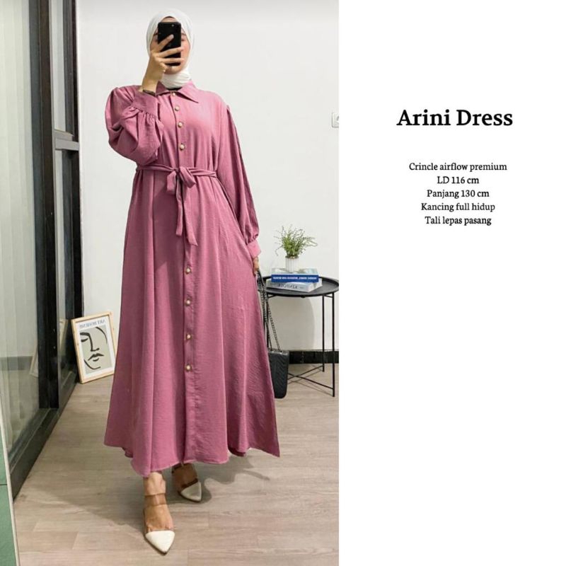 Dress Airflow FREE BELT - Arini Dress //JF822