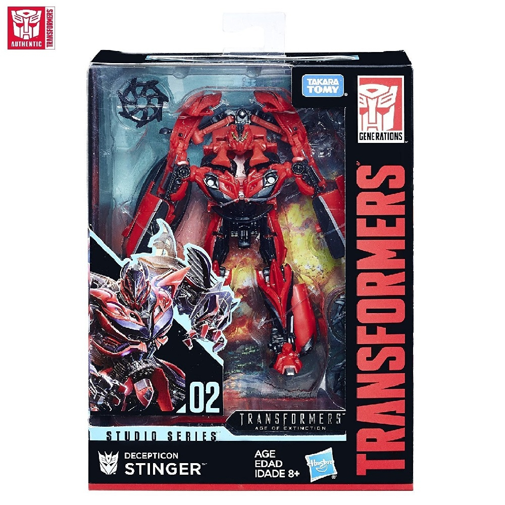 TRANSFORMERS Studio Series 02 Deluxe Class Transformers Age of Extinction Movie Decepticon Stinger A