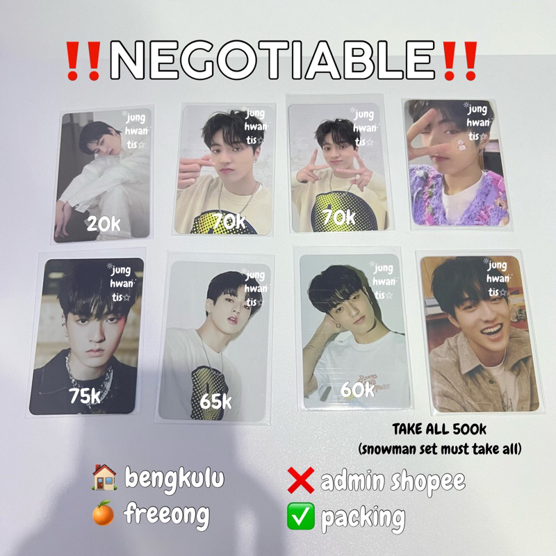 [bisa req live] haruto treasure photocard the first second step chapter 1 2 3 fa snowman