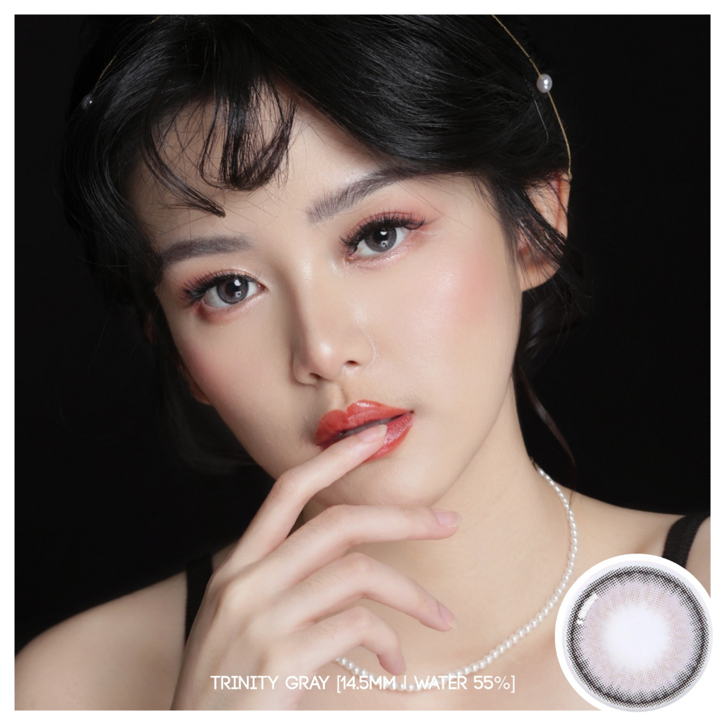 Mikhayloveshop x Millen Ktjhia - Softlens Trinity Gray (Grey) | ROMANDGLAM Collection