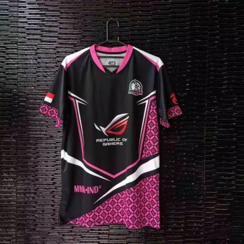 JERSEY CUSTOM ESPORTS GAMING PRINTING SATUAN