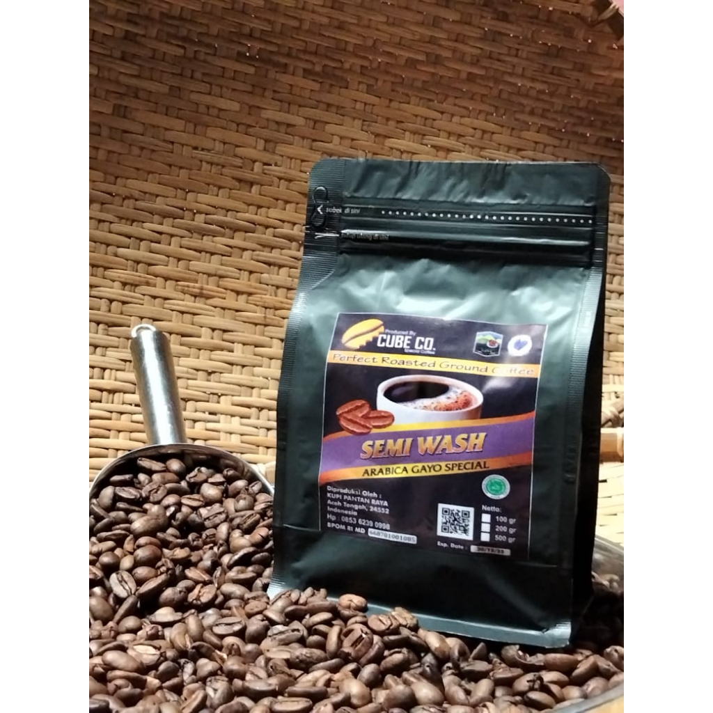 

Cubeco Coffee BUBUK KOPI ARABIKA ACEH GAYO SEMIWASHED - 250GR,