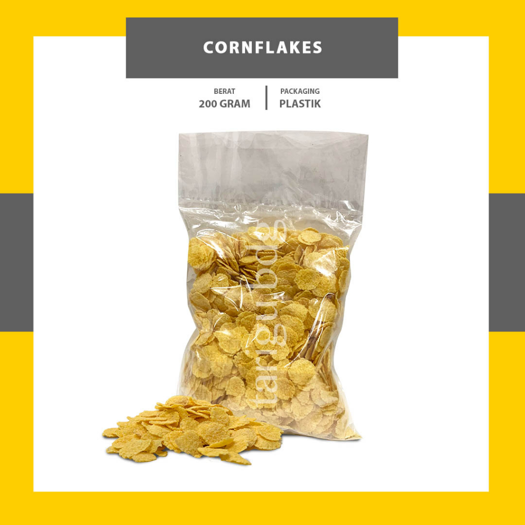 CORNFLAKES SEREAL JAGUNG 200GR - CORN FLAKES CEREAL BREAKFAST