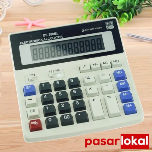 

Promo Kalkulator 12 Digit Dual Power Solar Baterry Office Tools Diskon