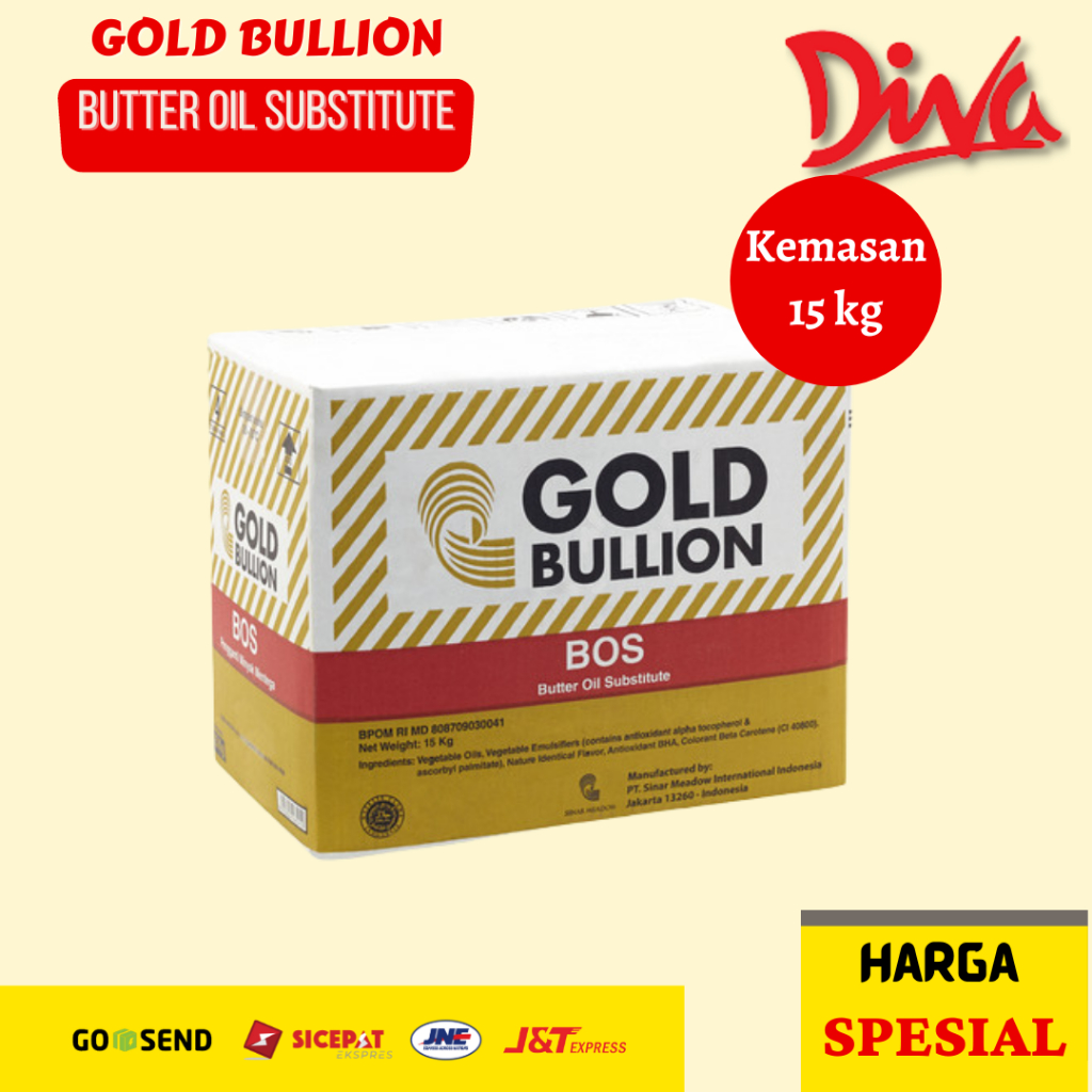 

[15kg] Gold Bullion BOS | Butter OIL Substitute 1 Dos