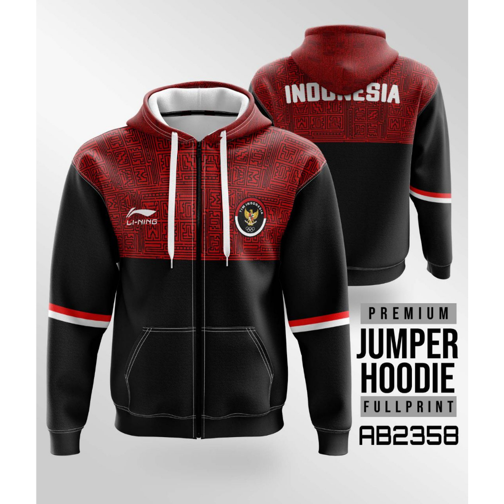 SPECIAL 2.2 Jaket Jumper Hoodie Sea Games 2022 Timnas Indonesia Lining XS - 3XL