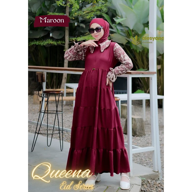 Queena Dress by Alesyana | Gamis Quenna by Alesyana | Gamis Alesyana