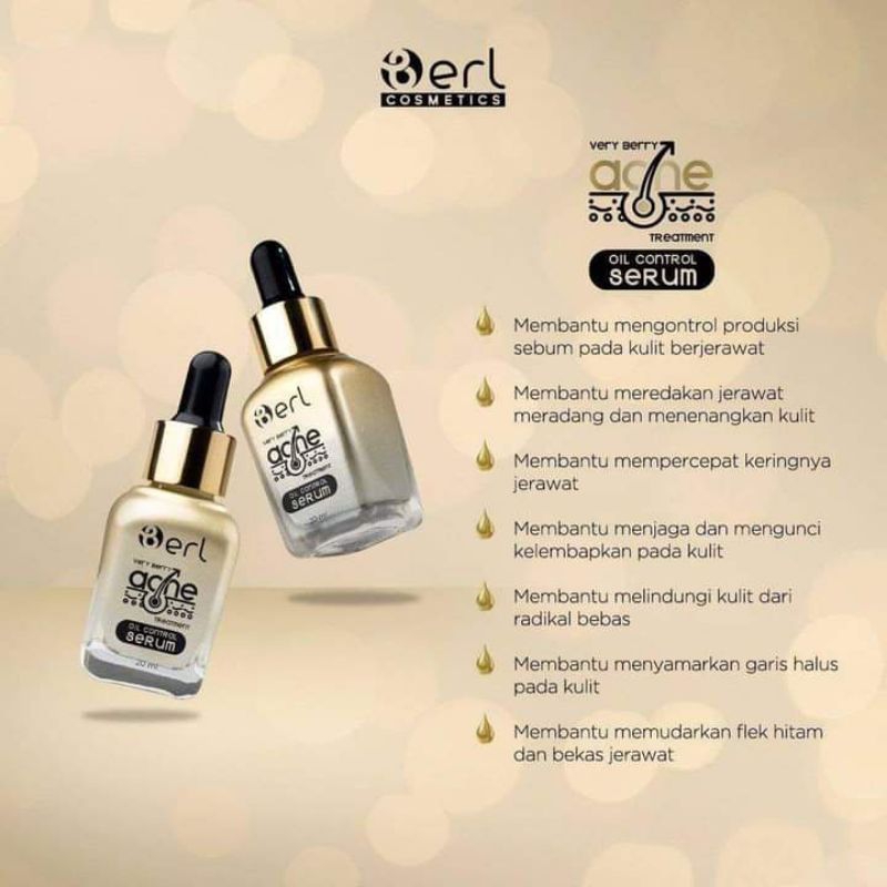 Acne Serum/Oil Control Serum Berl Cosmetics