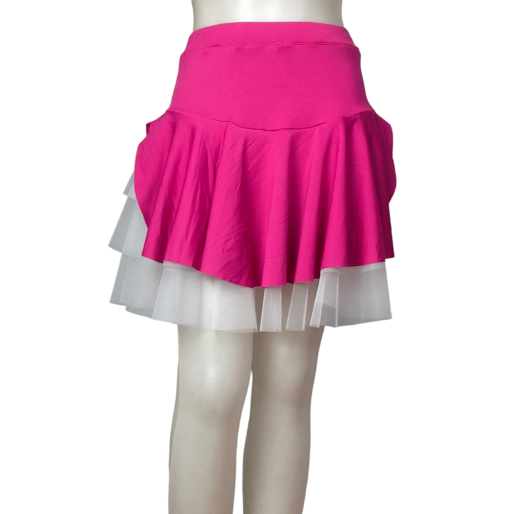 Rok Line Latin Balet Dance layer 4 tumpuk