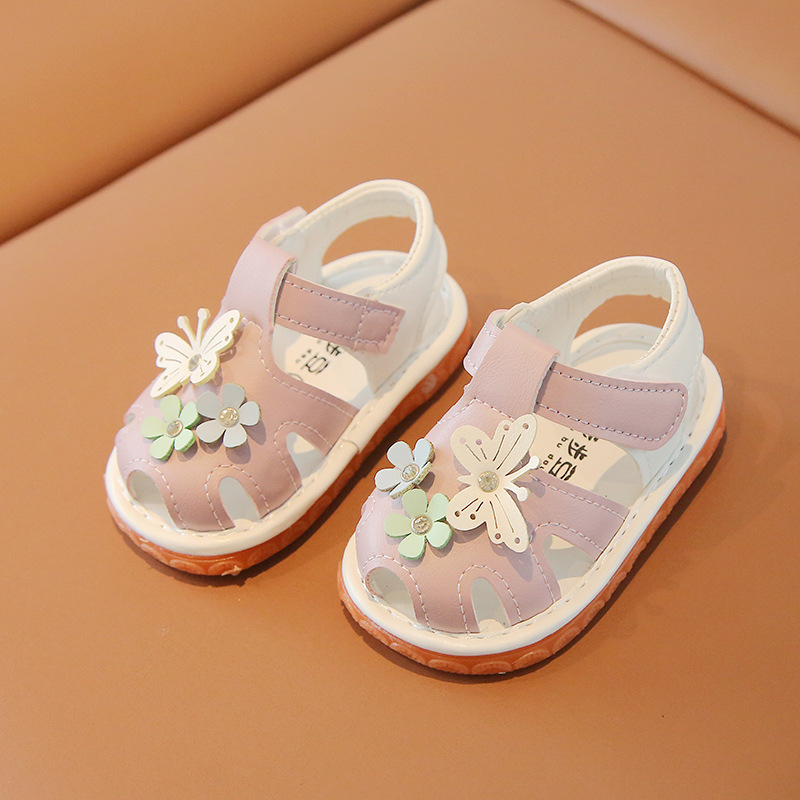 Sepatu Sandal Anak dan Bayi Motif Kupu/ Sepatu Sandal Anak SP19