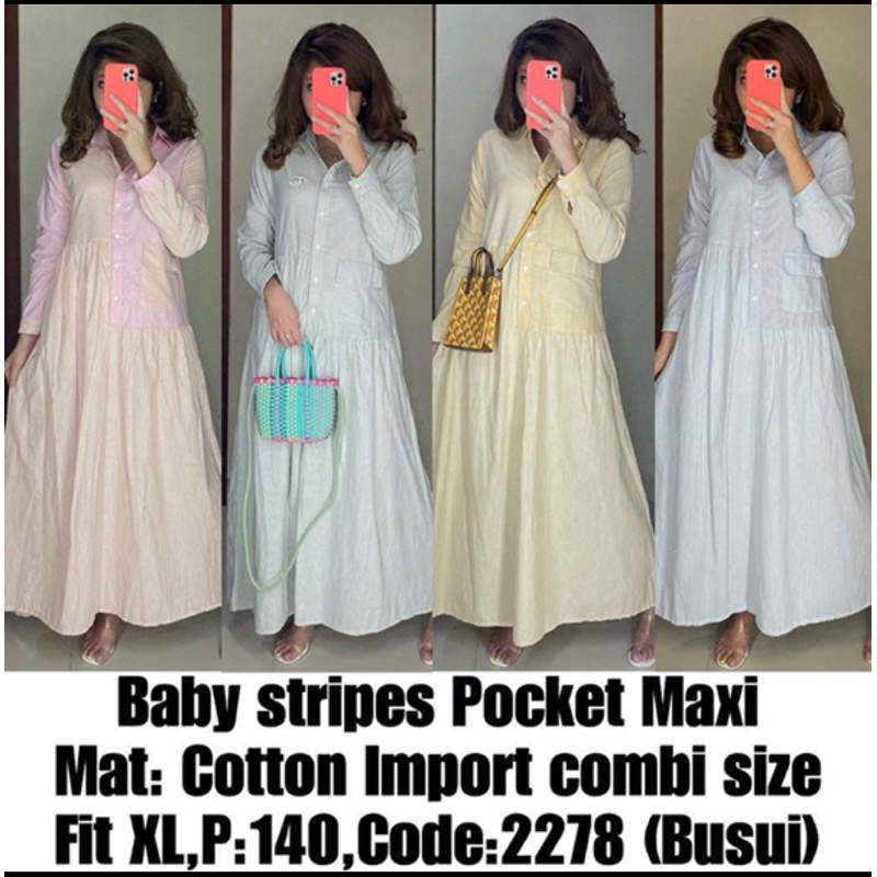 Gamis Salur / Maxi Import Premium Quality Ld 100