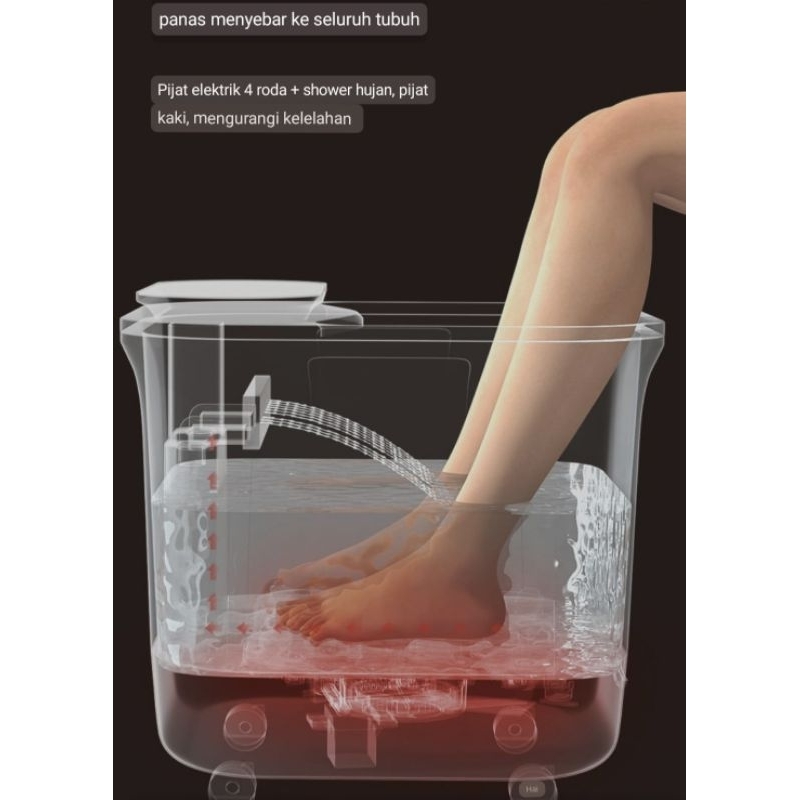 Mesin Rendam Pijat Kaki Foot SPA Massager Elektrik Infrared