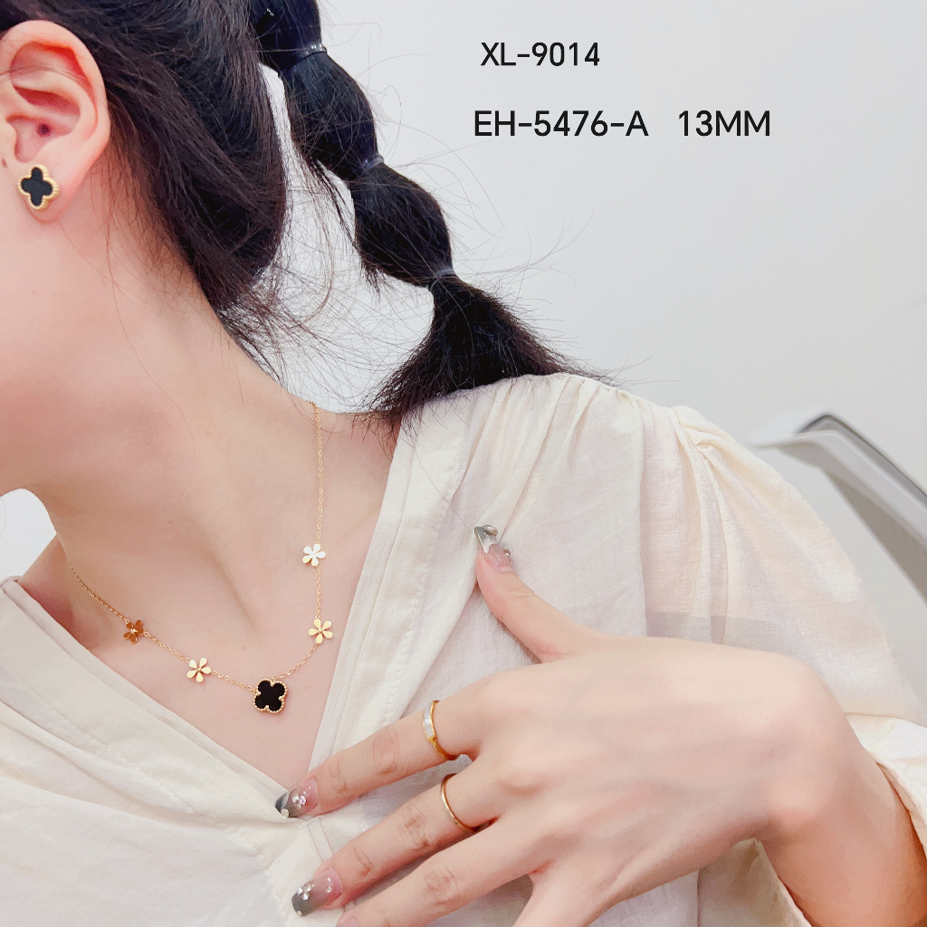 Kalung Titanium Permata Cantik Perhiasan Fashion 0142/9014