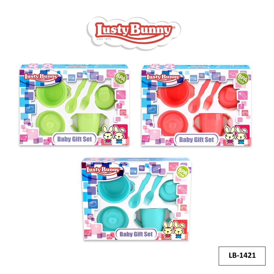 Lusty bunny LB-1421 perlengkapan makan bayi