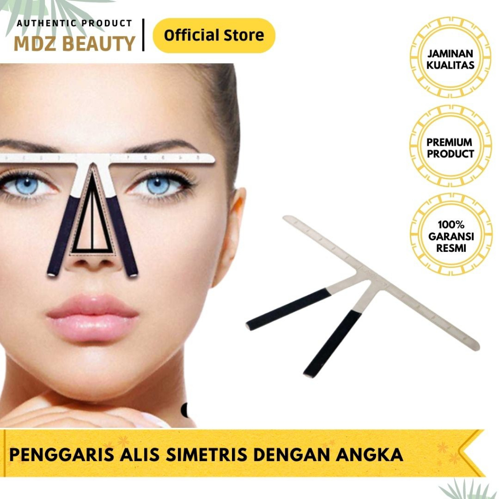 Penggaris Alis Balance Ruler  - Alat Buat Alis