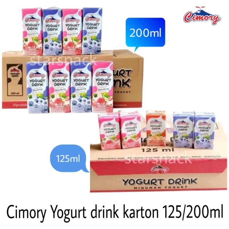 Cimory yogurt drink karton 125 200 ml