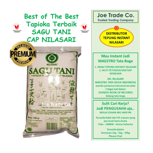 

Sagu Tani Nilasari - Tepung Sagu Tani Terbaik 500 gram