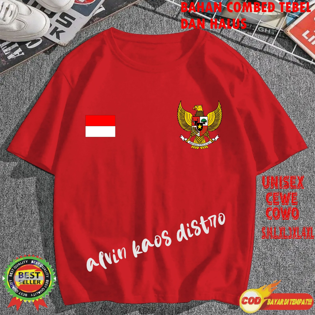 Beli 10 Gratis 1Pc Random Kaos DTF Logo Garuda Bendera  HUT RI 78 17 AGUSTUS 1945 2022 KEMERDEKAAN INDONESIA Kaos Pria Kaos Murah Kaos katun Kaos Bergambar Kaos Distro Kaos Pria Wanita Kaos Kata2Best Seller