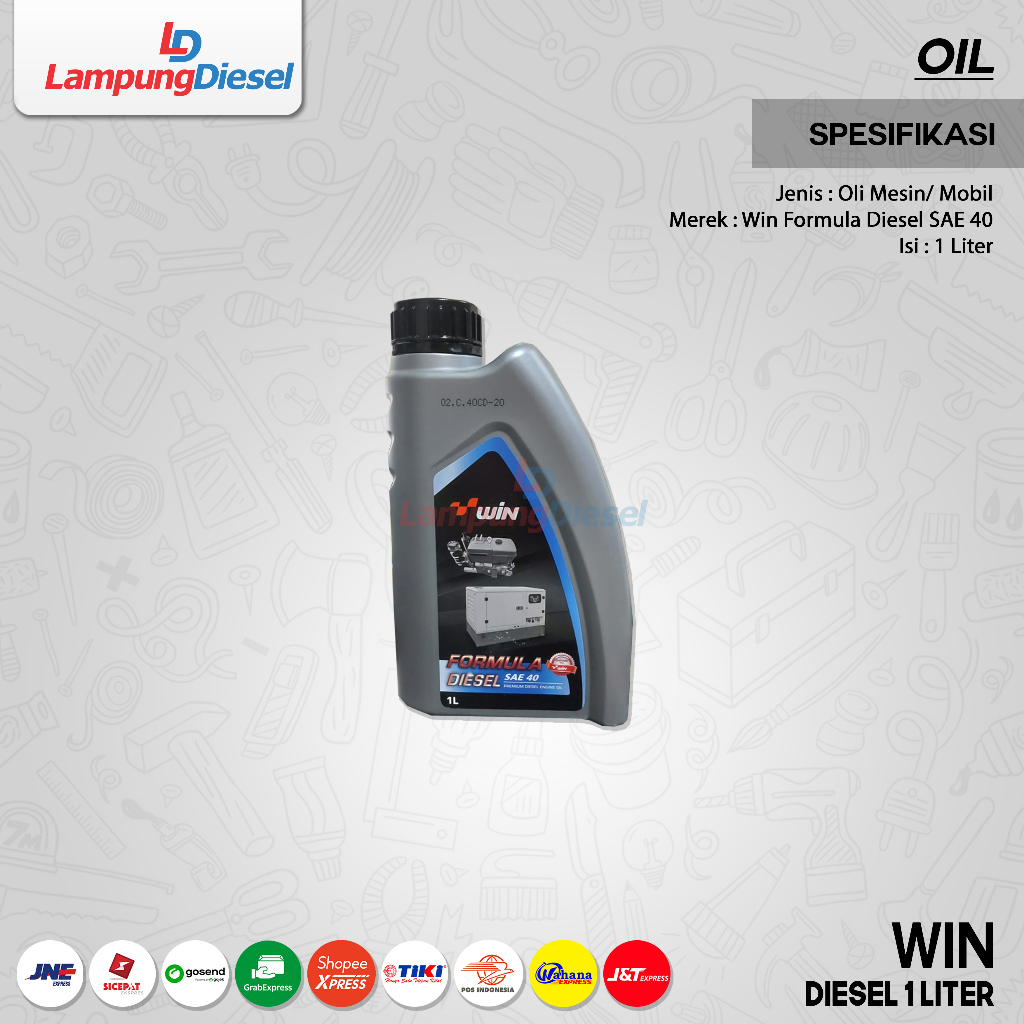 WIN Oil/ Oli Mesin Engine/ Diesel/ Motor/ Mobil 4 tak