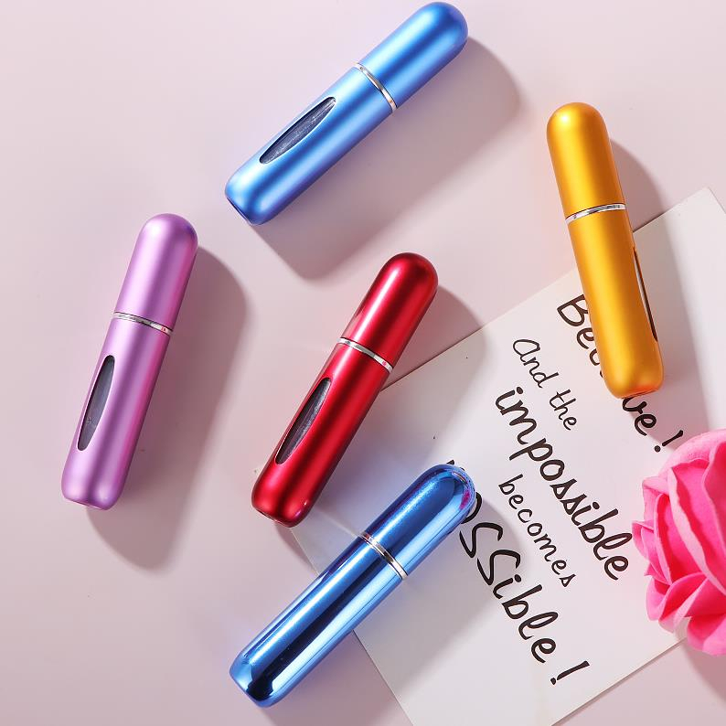 Botol Parfum Mini Semprot Isi Ulang Parfume Bottle Atomizer Spray Refill 5ml Praktis Travel Portable