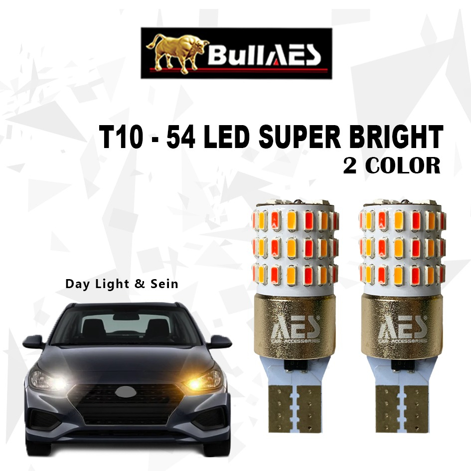 T10 Dual Colour Premium 54 LED Superbright