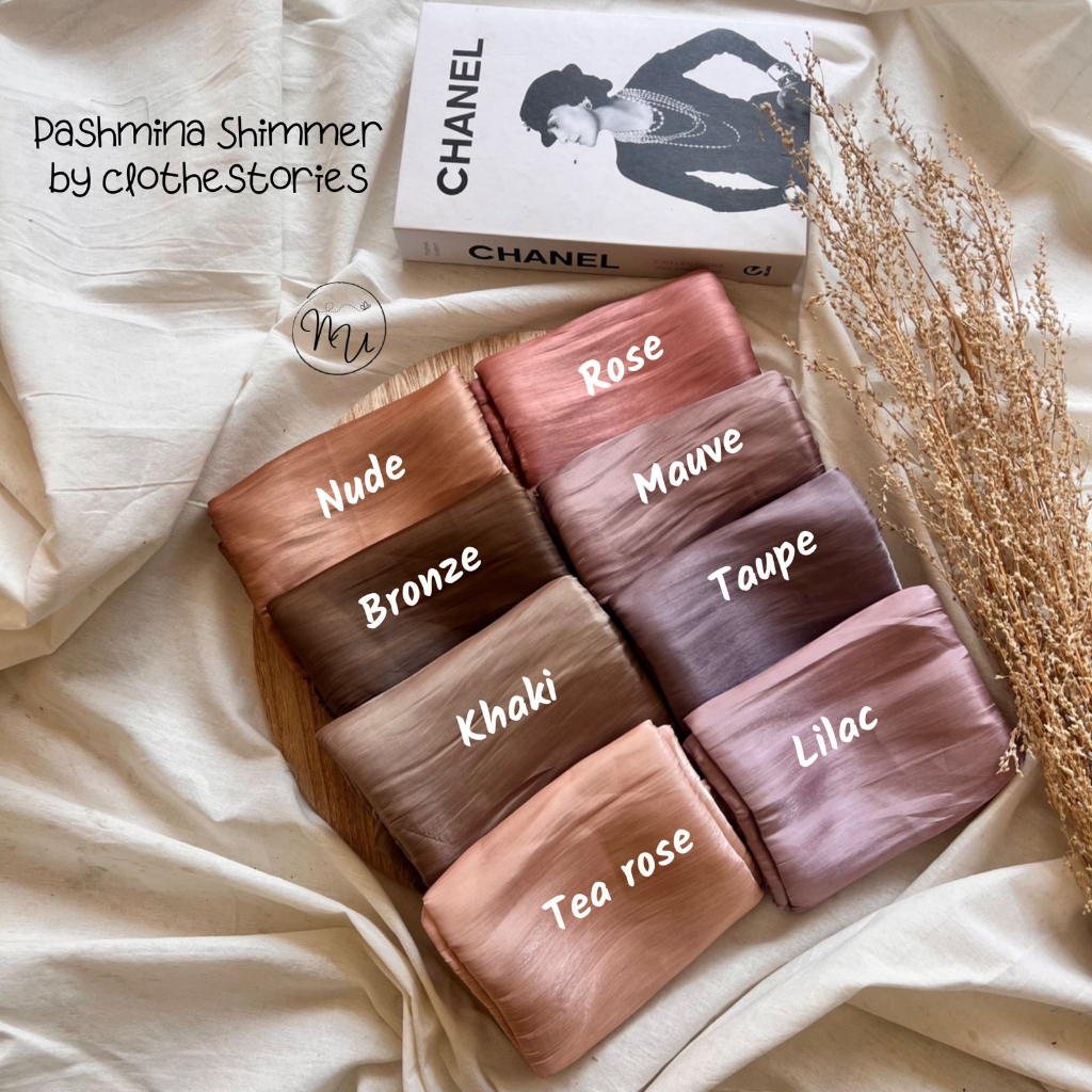 PASHMINA SHIMMER SILK TERBARU/PASHMINA SILK LUXURY/PASHMINA SHIMMER