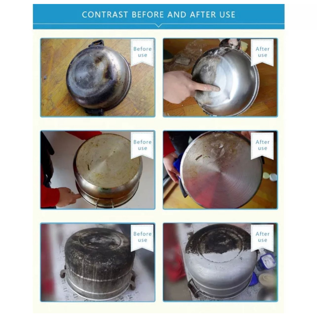 KLAIM CREAM PENGHILANG KERAK KOTORAN PANCI || KOREAN CLEANER CREAM PEMBERSIH PANCI GOSONG - BDC