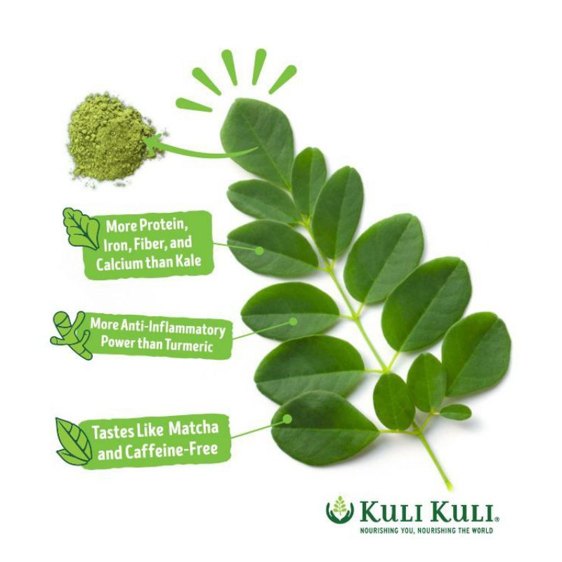 

Bubuk Daun Kelor 50gr - Original 100% Tanpa Campuran Bubuk Daun Kelor Moringa Powder Kering
