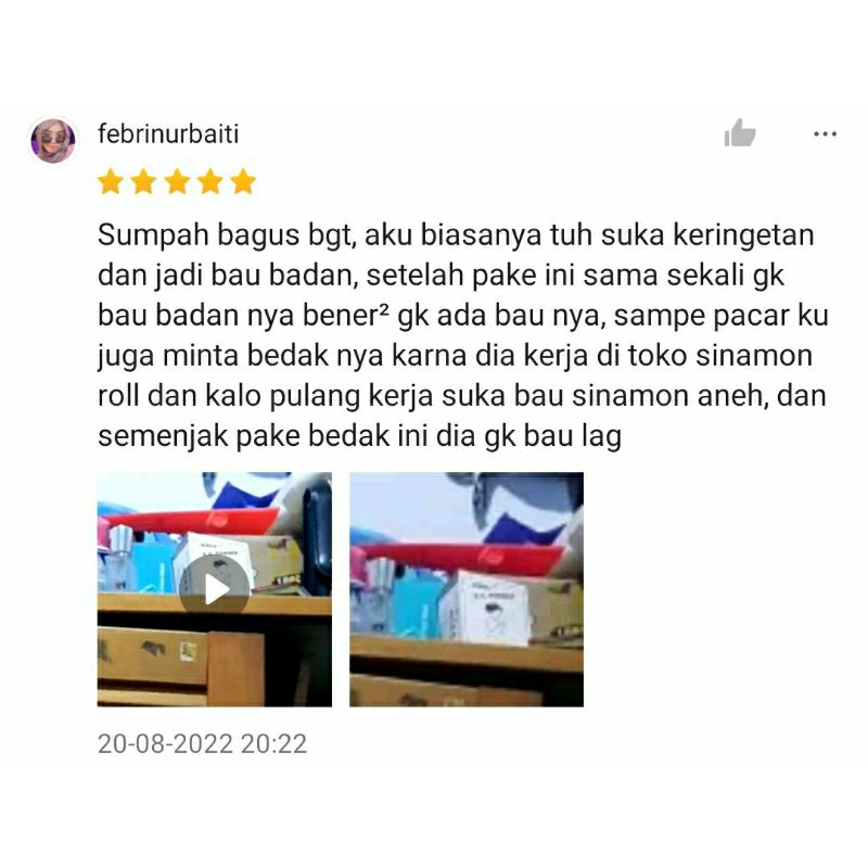 BEDAK MBK | BEDAK HIBKA | BEDAK PENGHILANG BAU BADAN | DEODORANT POWDER