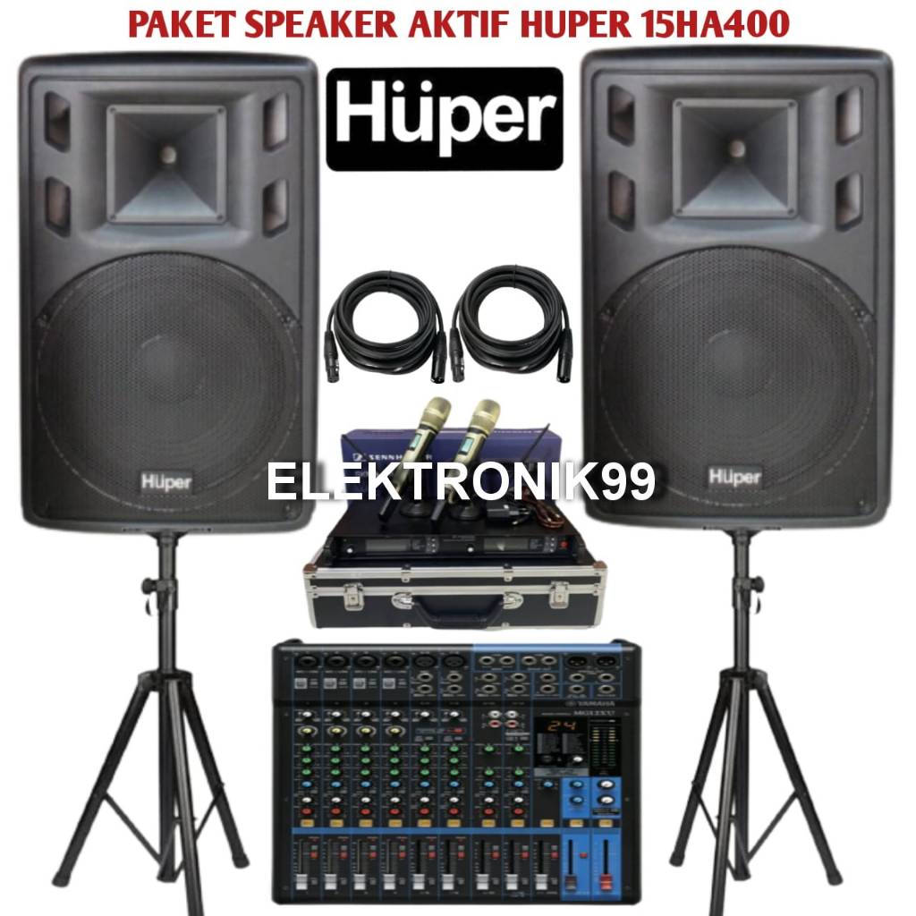 PAKET SPKEAKER HUPER 15HA400 KOMPLIT DAN ORIGINAL Huper 15ha400