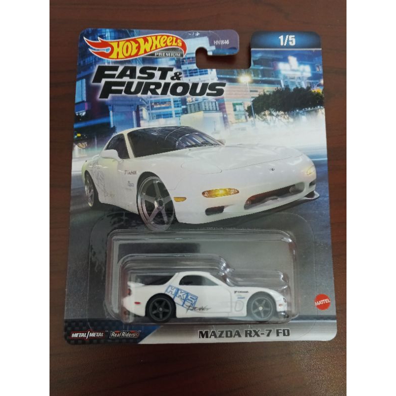 Hotwheels Premium Mazda RX 7 FD + Protector Premium (japan sticker)