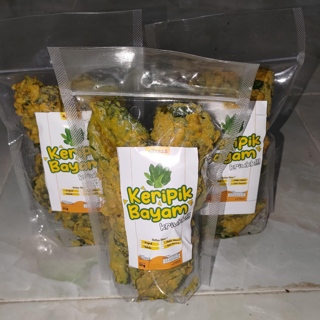 

KERIPIK PEYEK BAYAM AJIRASA