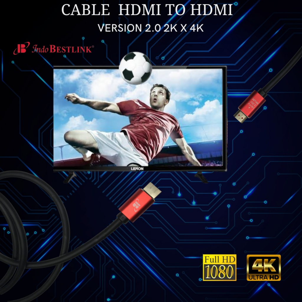 kabel HDMI 4k 2.0 indobestlink 3m / kabel HDMI 3m / HDMI 3meter