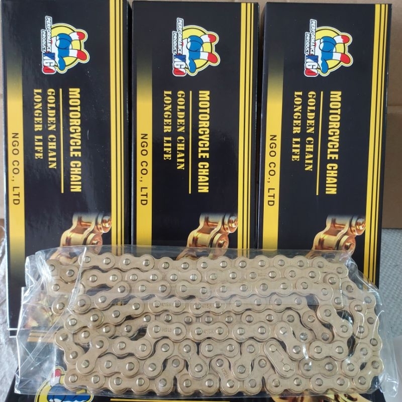 Rantai lantai 415 tipis 130l ngo full gold