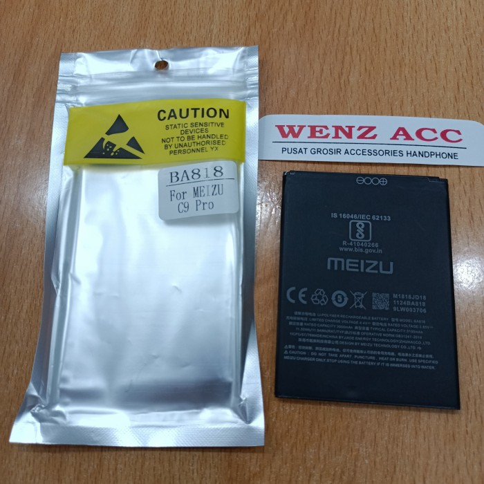 Baterai Battery Batre Meizu C9 Pro BA818 Original