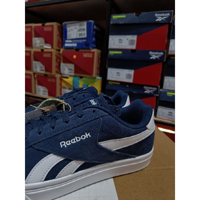 Reebok Royal Complete 3 Suede Navy Original Resmi MAP