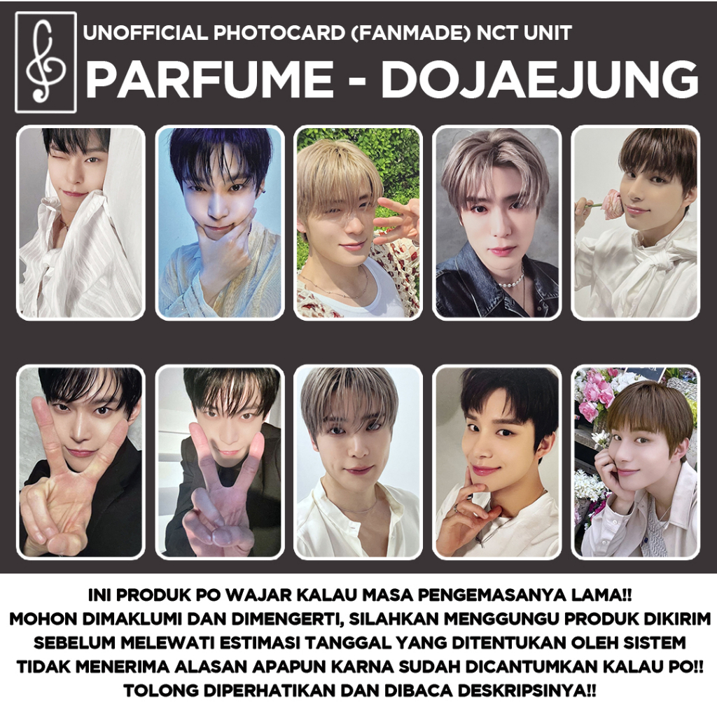 [REPLIKA NCT DJJ] PARFUME DOJAEJUNG PHOTOCARD UNOFFICIAL