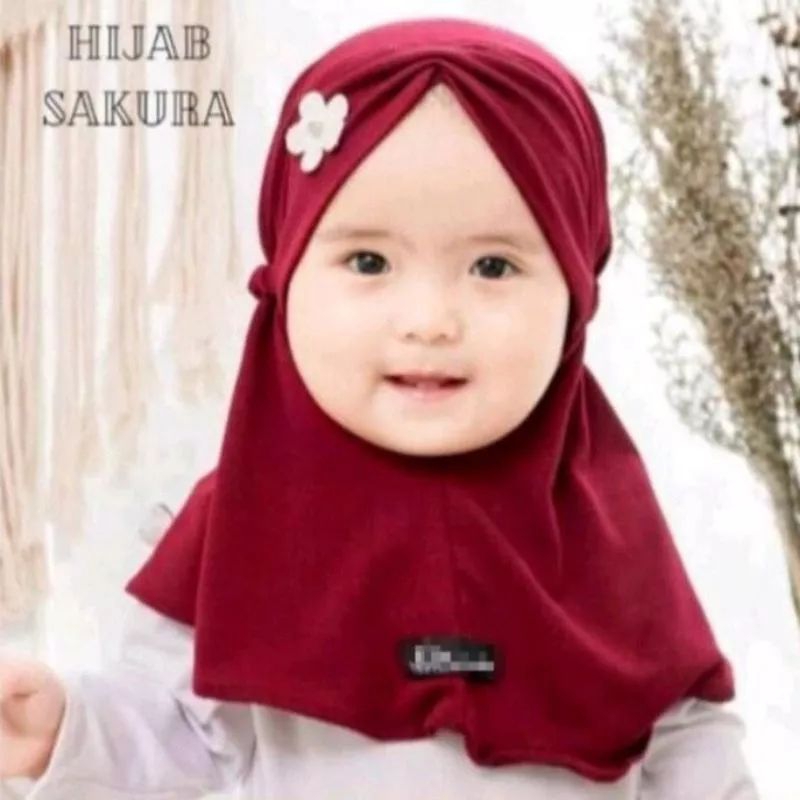 Jilbab Bayi Anak Seruni 0-3 Tahun